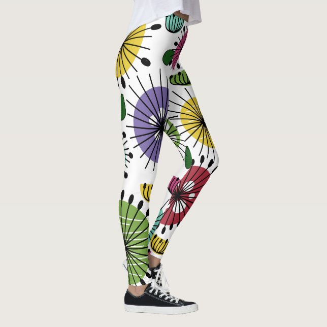 Scandi Flowers  Leggings (Höger)