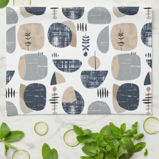 Scandi Modern Abstrakt Kitchen Towel Kökshandduk