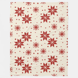 Scandi Starburst Snowflake Fleecefilt