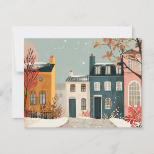 Scandi Stil Whimsical Vykort