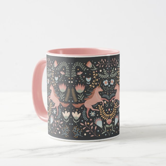 Scandi Unicorn Mugg (Framsida vänster)