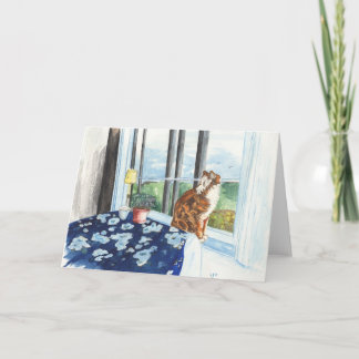 Scandia Cat Greeting Card Kort