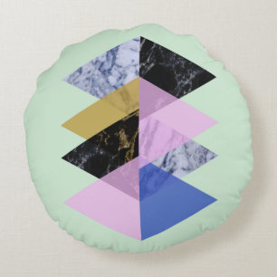 Scandinavian Abstrakt #886 Rund Kudde