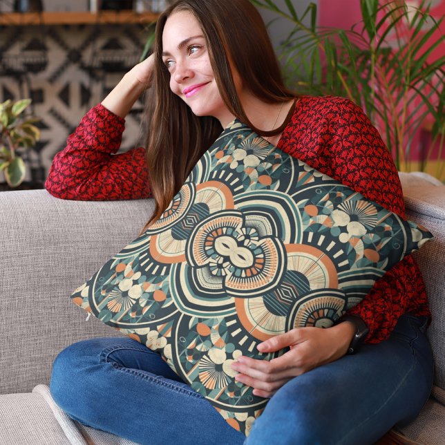 Scandinavian Art Deco Kudde (Skapare uppladdad)