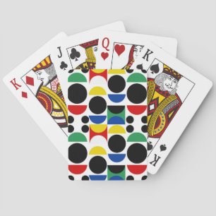 Scandinavian Bauhaus Mid-Century Mönster Casinokort