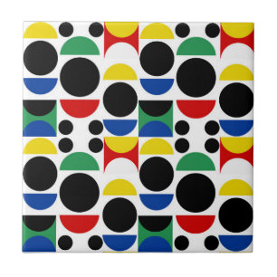 Scandinavian Bauhaus Mid-Century Mönster Kakelplatta