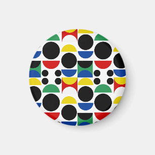 Scandinavian Bauhaus Mid-Century Mönster Magnet