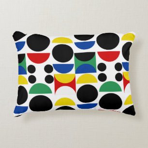 Scandinavian Bauhaus Mid-Century Mönster Prydnadskudde
