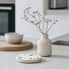Scandinavian Blommigt Elegance Stone Underlägg