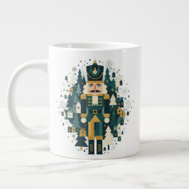 Scandinavian Christmas Nutcracker Jumbo Mugg
