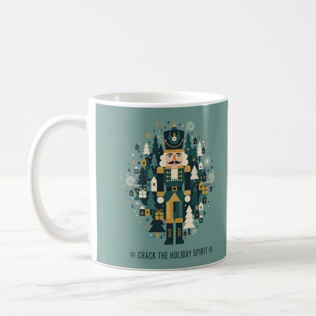 Scandinavian Christmas Nutcracker Kaffemugg (Vänster)