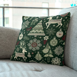 Scandinavian Christmas Time Kudde