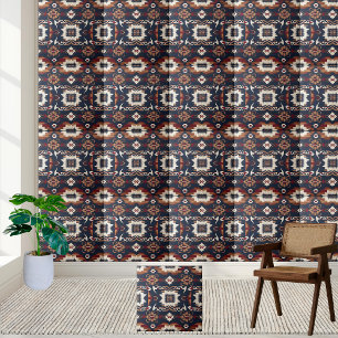 Scandinavian Ethnic Geometric Tile Kakelplatta