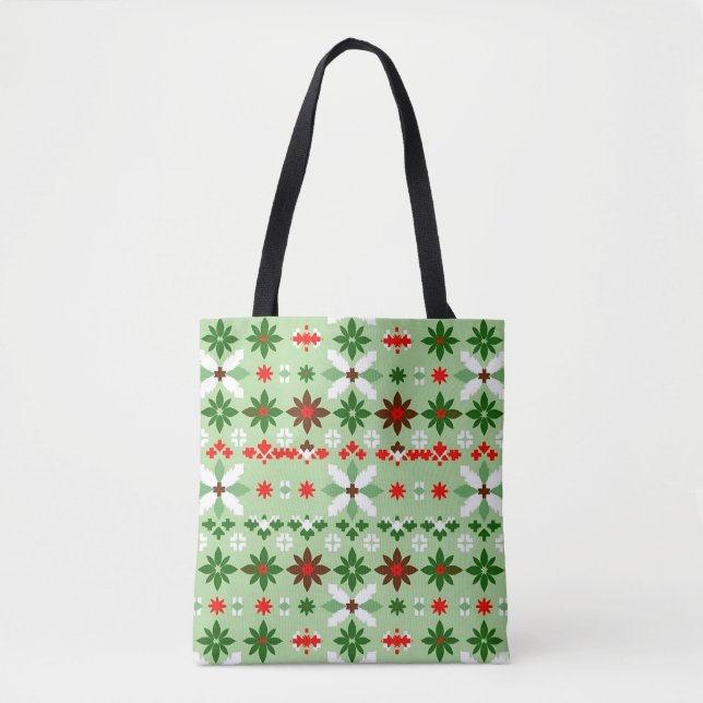 Scandinavian Fair Isle Christmas Edition 4 Tygkasse (Framsida)
