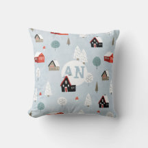 Scandinavian FolArt Village Monogram Initialer