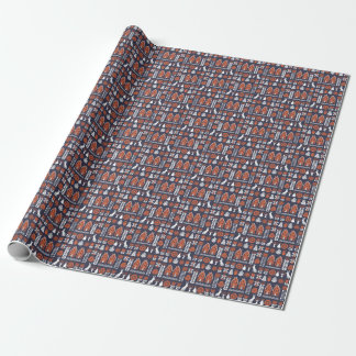 Scandinavian FolArt Vintage Mönster Presentpapper