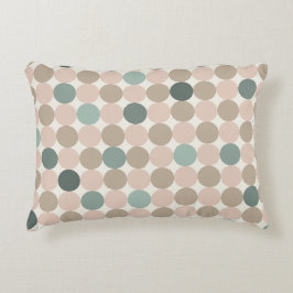 Scandinavian Geometric Accent Pillow Turquoise Prydnadskudde