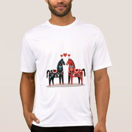 Scandinavian horses t shirt