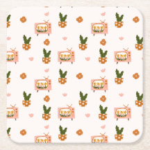 Scandinavian House TV Seamless Mönster