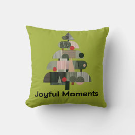 Scandinavian Modern Christmas Tree Kudde