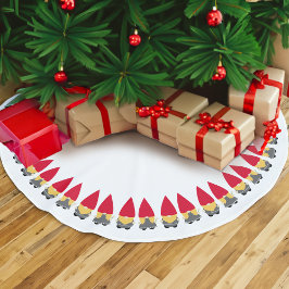 Scandinavian Nisse Folk Julgransmatta Borstad Polyester