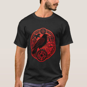 Scandinavian Odin Ravens T Shirt