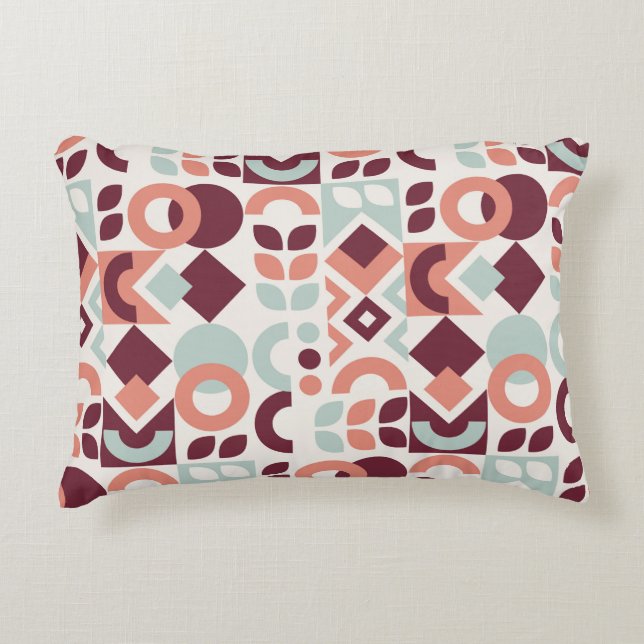 Scandinavian pattern design. Simple modern retro b Prydnadskudde (Framsidan)