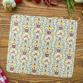 Scandinavian Rosemaling Monogram Mönster Nordic