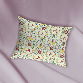 Scandinavian Rosemaling Monogram Mönster Nordic