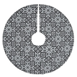 Scandinavian Selburose jul Sticka Mönster Julgransmatta Borstad Polyester