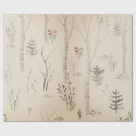 SCANDINAVIAN SKOSTT MÖNSTER CHRISTMAS GIFT WRAP PRESENTPAPPER