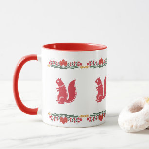 Scandinavian Squirrel Mugg
