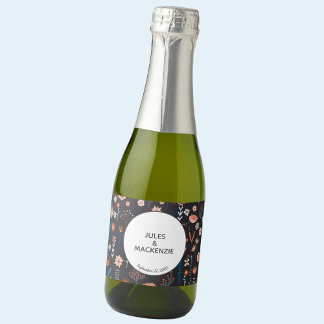 Scandinavian Summer Flowers Mörk Boho Bröllop