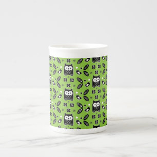 Scandinavian Uggla Folk Art Benporslin Mugg