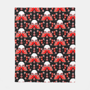 Scandinavian Uggla Folk Art Fleecefilt