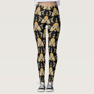 Scandinavian Uggla Folk Art Leggings