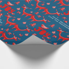 Scandinavian Woodland Hjort Winter Julafton Folk A Presentpapper