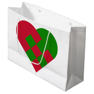 Scandinavian Yule Heart - Nordic Christmas -