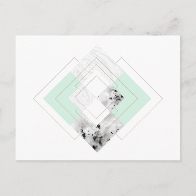 Scandinaviska Stil-utkast Vykort (Framsida)