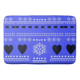 Scandinaviska vinterscenen badrumsmatta