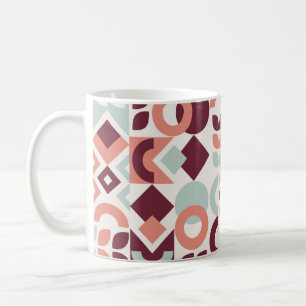 Scandinaviskt mönster-mönster. Enkel modern retrob Kaffemugg