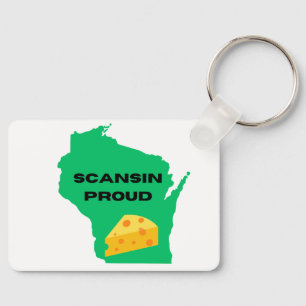 Scansin (Wisconsin) Proud! Nyckelring