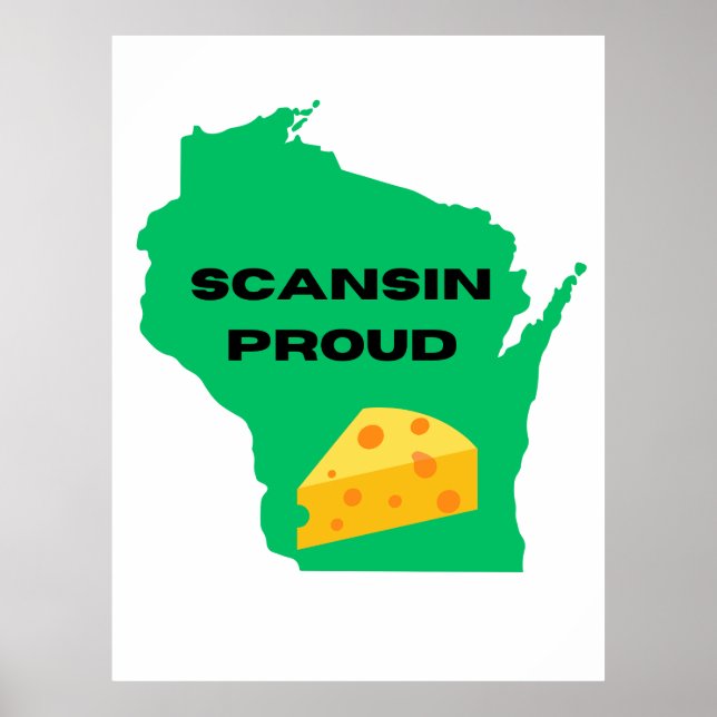 Scansin (Wisconsin) Proud! Poster (Framsidan)