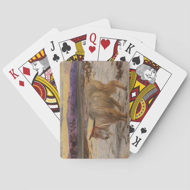 Scapegeten (av William Holman Hunt) Casinokort (Baksidan)