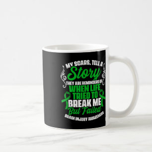 Scar Berätta för Story Traumatic Brain Injury Supp Kaffemugg