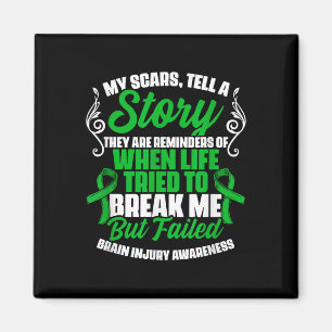 Scar Berätta för Story Traumatic Brain Injury Supp Magnet