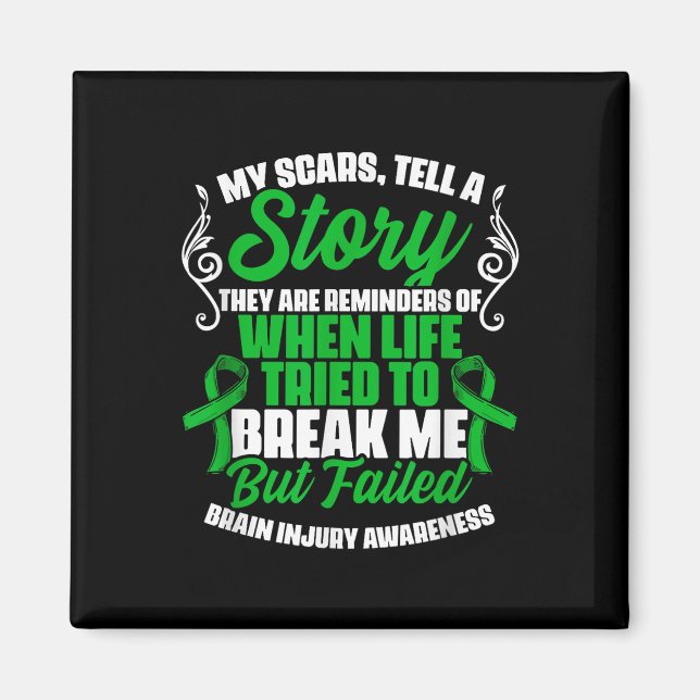 Scar Berätta för Story Traumatic Brain Injury Supp Magnet (Framsidan)