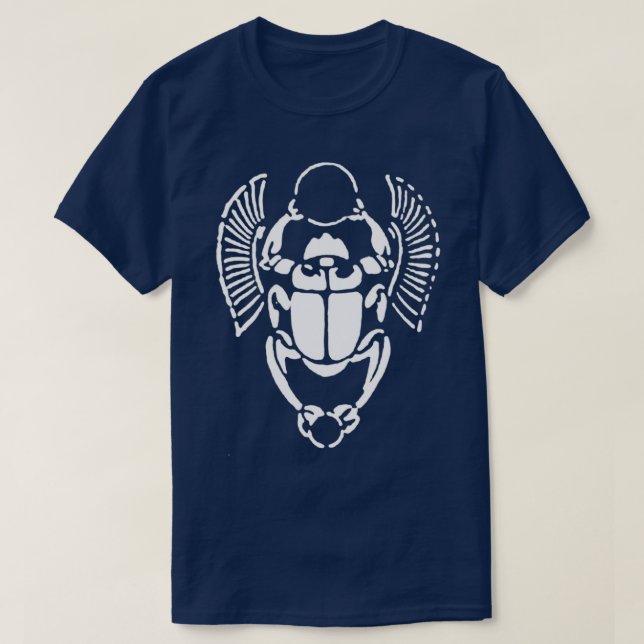 Scarab Ancient Egyptian Symbol T Shirt (Design framsida)