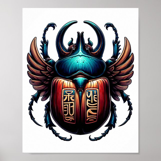 Scarab Beetle Poster (Framsidan)