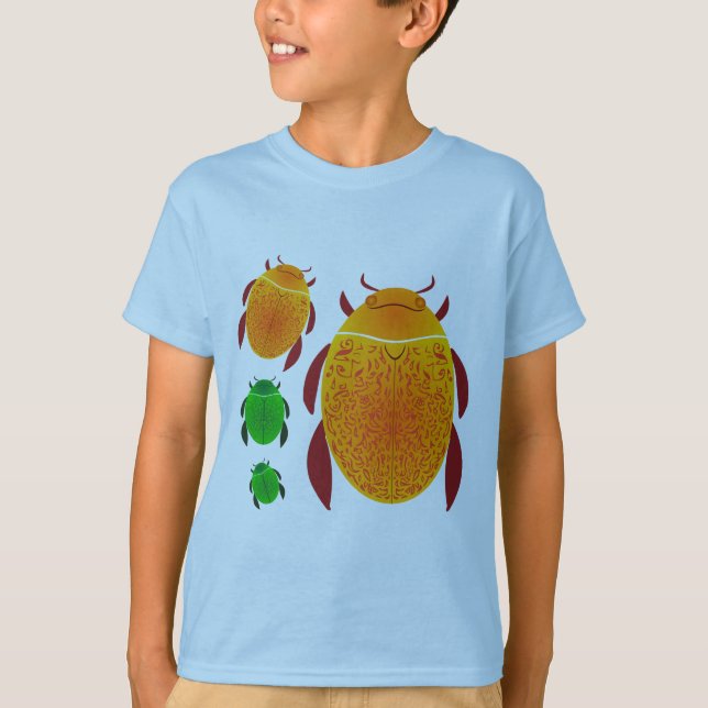 Scarab Beetle Tee Shirt (Framsida)